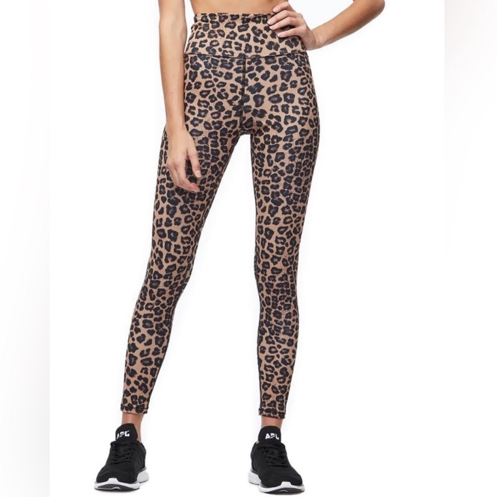 Good American Core Strength Leggings in Cheetah - Women’s Size S